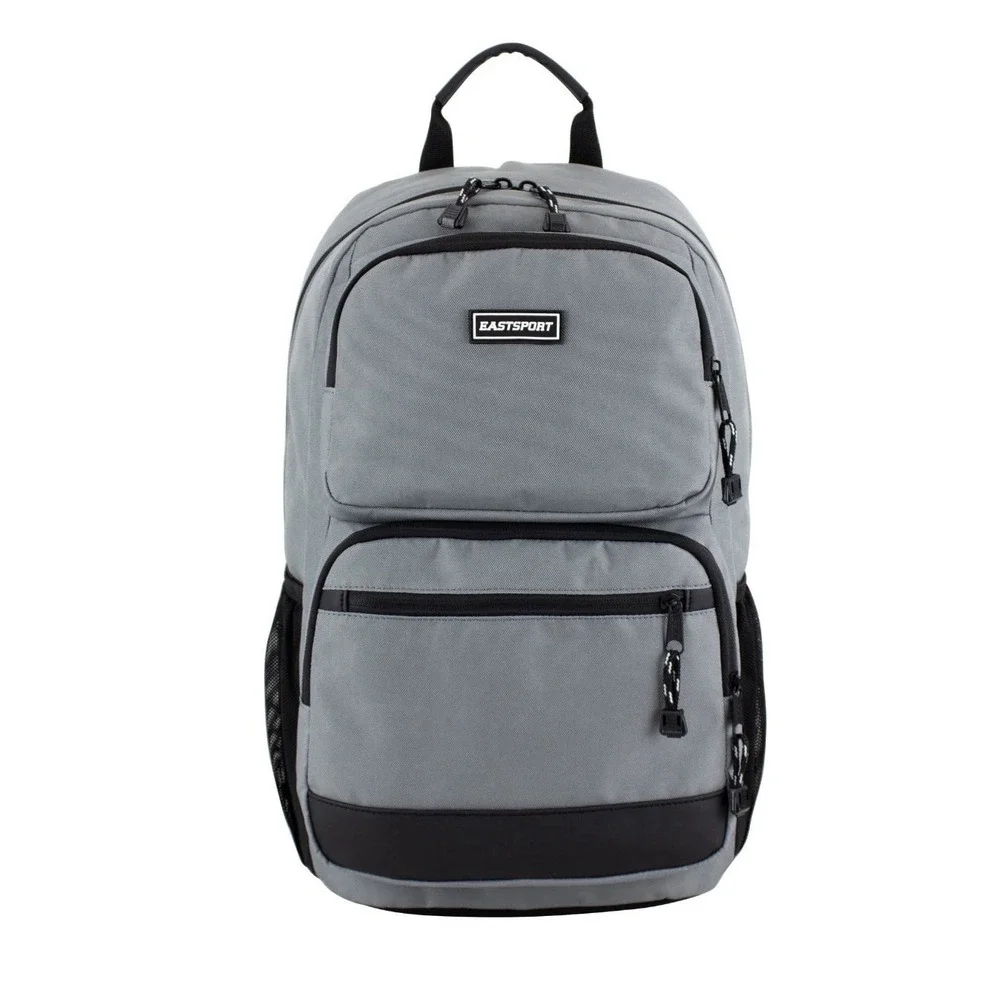 Eastport Aurora Core Backpack Gray Padded‎ Laptop Straps Water Resistant Bottom
